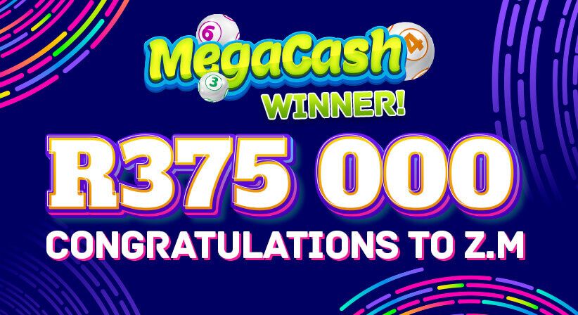 R5投注为我们的Megacash获胜者赢得了R375,000！