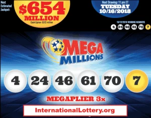Mega Millions jackpot大奖飙升至6.54亿美元：今天来试试你的运气吧！ .org